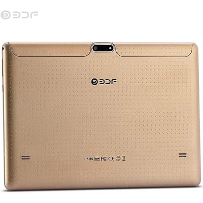 Nieuwe 10 Inch Tablet PC Octa Core 3G Telefoongesprek 4GB/64GB Google Play Dual SIM Telefoongesprek Bluetooth WiFi Tablets 10.1 Android 11 Tablet Case goud
