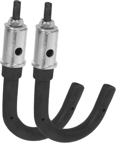 Ladderhaken - Ladderstabilisator - Veilig Werken - Weerbestendige Constructie - 18 x 115 x 28 cm - Zwart