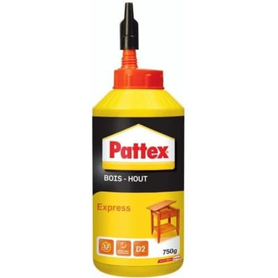 Pattex Houtlijm Express 750 g | Sneldrogende Houtlijm voor Alle Klussen | Houtlijmen voor Sterke Hechting.