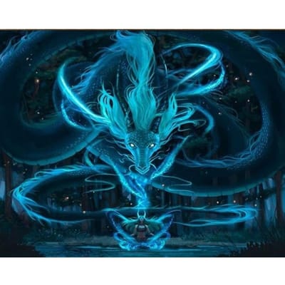 Handgemaakte volledige 5D DIY Diamond Painting Borduurwerk Dier Kruissteek Mozaïekpatronen Woondecoratie Cadeau 20X30CM blue