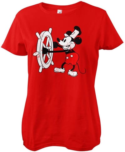 Hybris Dames-T-shirt Steamboat Willie Girly Tee HY-5-SBW001-H70-7