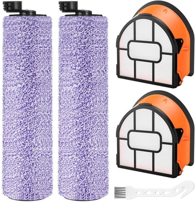 Dailygoods- Borstelfilter - Reserveonderdelen - Compatibel met Shark HydroVac XL 3-in-1 - Inclusief 2 borstels - 2 filters - 1 reinigingsborstel - Stofzuigerfilter
