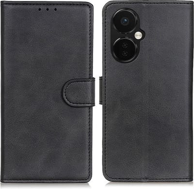 Coverup Hoesje - Geschikt voor OnePlus Nord CE 3 Lite 5G Hoesje - Coverup Luxe Book Case - Zwart