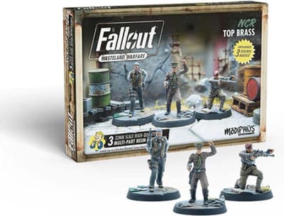 Fallout: Wasteland Warfare - NCR: Top Brass - Uitbreiding - Modiphius Entertainment - Ongeschilderd