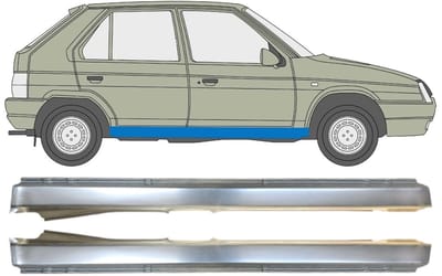 Volledige dorpel voor Skoda Favorit 1989-1995 / Links + Rechts / Set