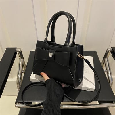 Retro Modieuze Handtas Tas Dames Nieuwe Lente Textuur Niche Crossbody Tas Koreaanse Handtas Tas Dames black