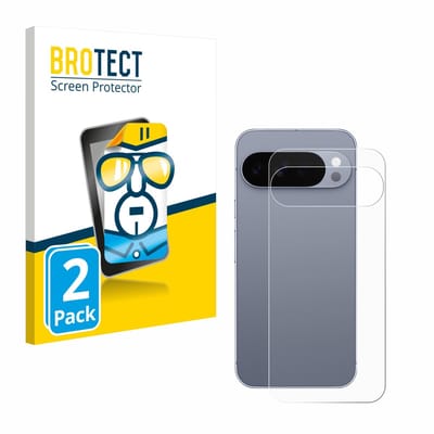 BROTECT - Screenprotector voor Google Pixel 10 Pro XL (Achterkant) - Folie Beschermfolie transparant 2 Stuks