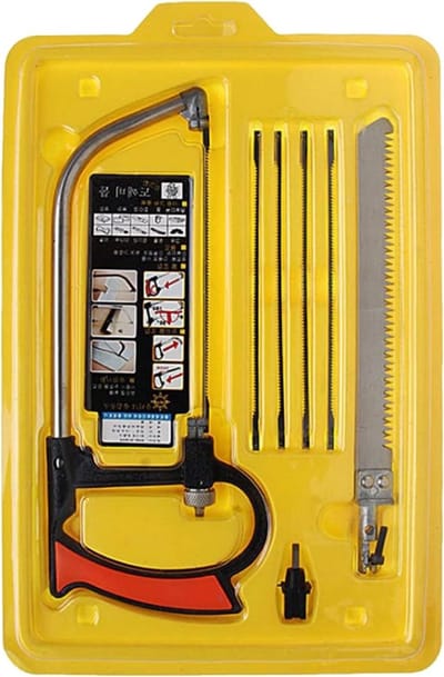 Mini ijzerzaagset - Handzaag set - Houtbewerking hobby - Veelzijdig snijgereedschap - 7 stuks - Niet gespecificeerd