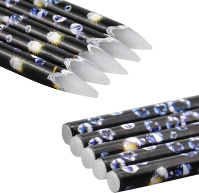Strass Wax Pen - Nagel Art Potlood - Edelstenen Oppakken - Plakkende Wax Kern - 1 Stuks - Roze