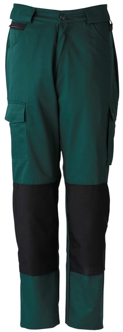 HAVEP Werkbroek Worker kniezakken 8597 - Flessengroen/Zwart - 64
