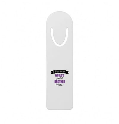 Hacebo® - Greatest brother looks like metalen boekenlegger - Broer - beste broer - verjaardagscadeau - verjaardag - cadeau voor broer - cadeau - kado - geschenk - gift - broer artikelen Bladwijzer boekenleggers - 12.7 cm x 3.2cm