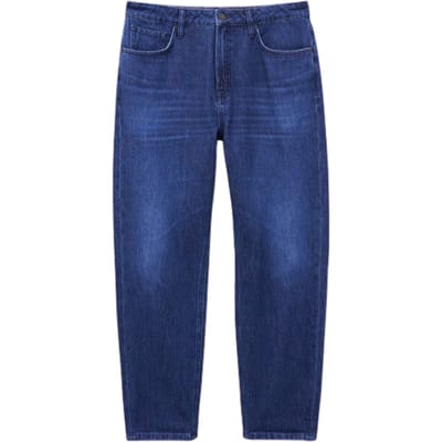 White Stuff Freya Boyfriend Jean Mid Denim Maat: 20 | Straight Jeans Outlet | Dames | Blauw
