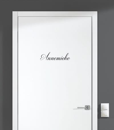 Deursticker Met Naam - Annemieke