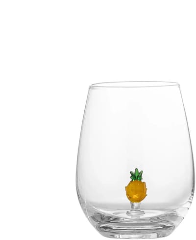 Bloomingville Drinkglas glas transparant Misa ananas 560ml