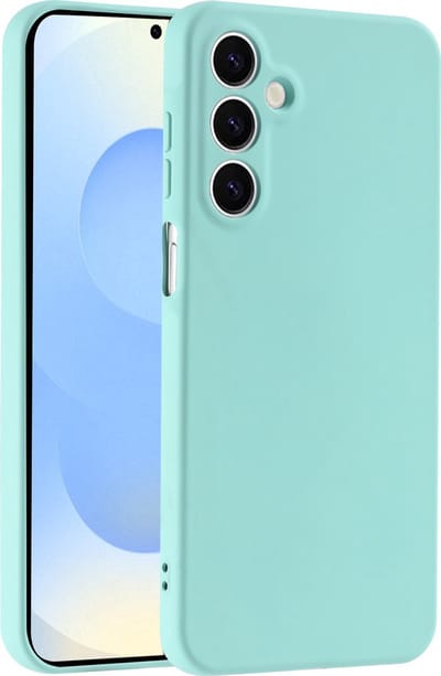 Hoesje geschikt voor Samsung Galaxy S25 Plus hoesje zacht siliconen- Arara backcover - Mint Groen