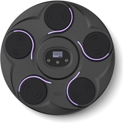 Smart Music Boxing Target Home Fitnessapparatuur Bluetooth Bokstrainer Volwassen Boksmachine Muurdoel black