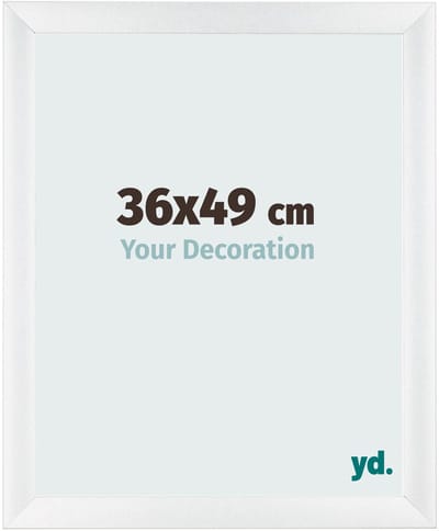 Your Decoration - Fotolijst 36x49 cm - MDF - Wit Hoogglans - Pisa