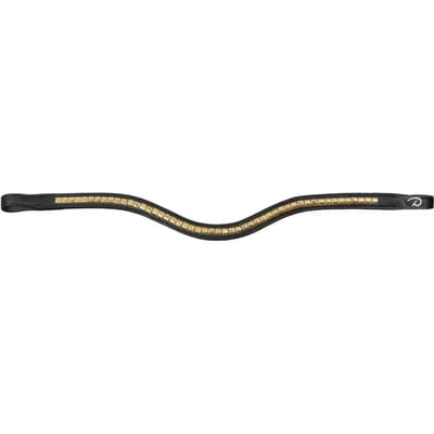 Dy'on Frontriem Dy'on Brass Clincher V-shaped Nec Zwart