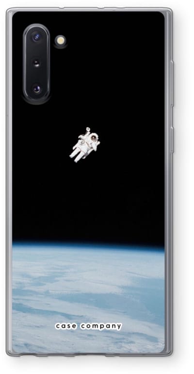 Case Company® - Hoesje geschikt voor Samsung Galaxy Note 10 hoesje - Alone in Space - Soft Cover Telefoonhoesje - Bescherming aan alle Kanten en Schermrand