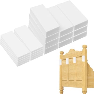 20 Stuks Zelfklevende EVA Schuim Hoofdbord Stoppers voor Muren - Geluiddempers en Beschermers voor Meubels