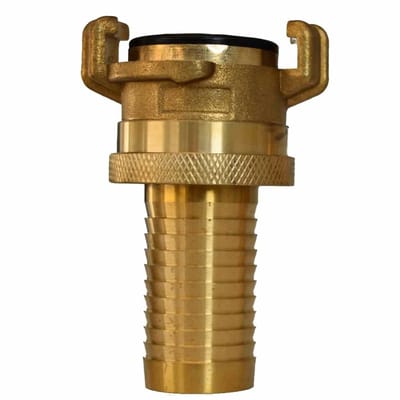 Messing Zuigkoppeling 1 inch met Contramoer - Robuust en Betrouwbaar