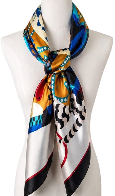 Mooie klassiek zijde sjaal 90X90 CM - 100% Mulberry silk neksjaal vierkant - Duurzaam, zacht, Fashion Youhomy scarf- Colorful Silk scarf -100% Zijde- Cadeau voor vrouwen| Moederdag cadeau| Omslagdoek