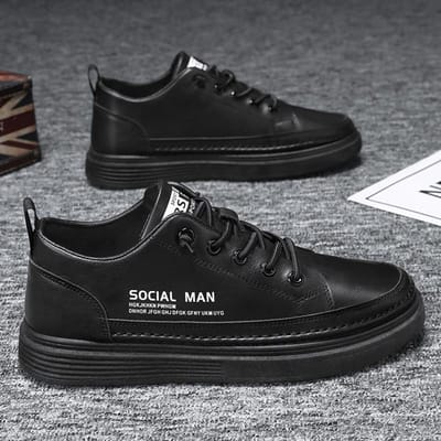 Nieuwe Stijl Herenschoenen voor Zomer Ademend Leer Kleine Witte Schoenen voor Heren Trendy Veelzijdige Leren Schoenen Casual Board Schoenen Sportschoenen 44 gray