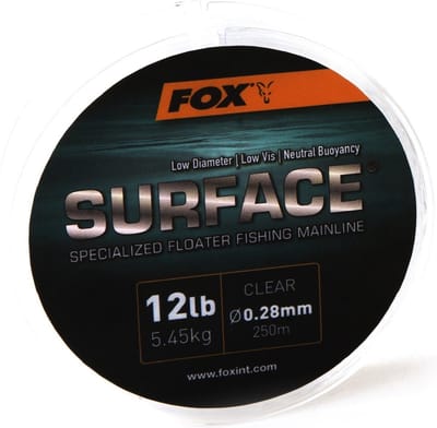 Surface Floater Mainline Clear X250M Fox - Karper Lijn Nylon - Karper Lijn - Karperlijn - Karper - Karpervissen