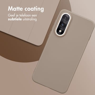 imoshion Hoesje - Geschikt voor OnePlus Nord 5 - Color Backcover - Bruin