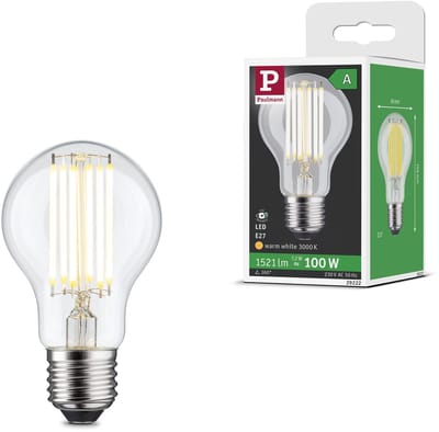 Efficient-Line Filament 230 V LED-gloeilamp E27 Enkele lamp 1521lm 7,2W 3000K Helder