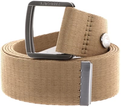 LACOSTE Riem Casual 35 Woven Strap W90 Viennois Beige