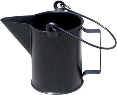 Gietkan 3.5 L - Waterkan Metaal - Dak Bedekken - Brede Basis - 3.5 Liter - Zwart