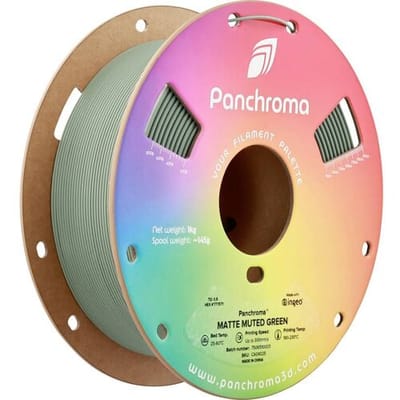 Polymaker CA04025 Panchroma™ Matte Filament PLA kunststof Mat, Gering kunststofgehalte 1.75 mm 1000 g Muted Green, Groen 1 stuk(s)