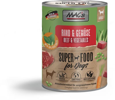 MAC's DOG - Blik 6x800g - Rundvlees & Groenten