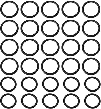 Dailygoods- O-ringen set 30 stuks - 20x25x2.5mm/17x22x2.5mm - Duurzaam rubber - Lekvrije afdichting - Brede compatibiliteit - Perfecte pasvorm - Afdichtringen