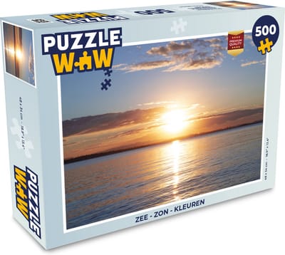 Puzzel Zee - Zon - Kleuren - Legpuzzel - Puzzel 500 stukjes