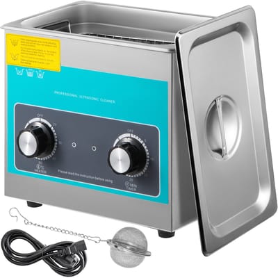 Digitale Ultrasone Reiniger, 27x17x24 Cm Reinigingsmachine, 3 L Roestvrijstalen Ultrasoon Apparaat, Geschikt voor Het Reinigen van Vinylplaten, Sieraden, Brillen en Laboratoriumartikelen