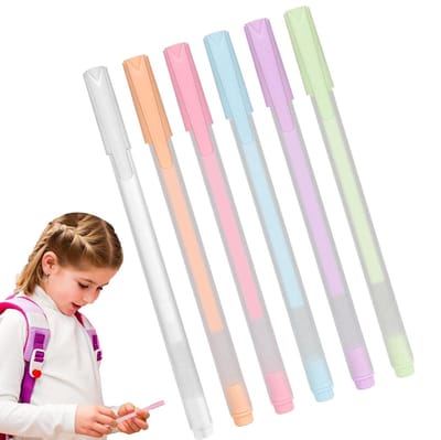 Scrapbook Lijmstift - Rolpunt Applicator - Knutselprojecten - Sneldrogend & Precisie - 6 Stuks - Kleur