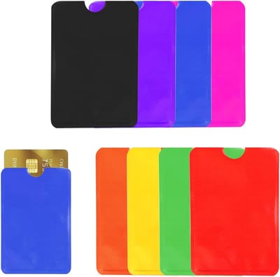 RFID Beschermende Kaartenhoesjes voor Creditcards, 8 Kleuren, Anti-Fraudebescherming, Veiligheid, Duurzaam en Stijlvol Ontwerp
