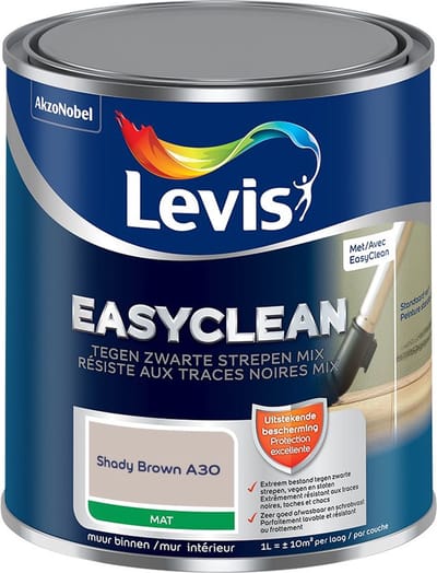 Levis - Easyclean Tegen Zwarte Strepen Mix - Shady Brown A30 - Mengverf - 1 L