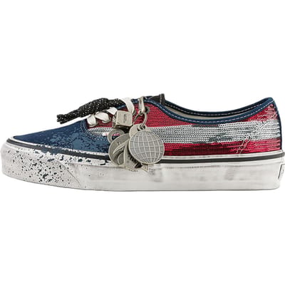 Vans Authentic Premium La Habana - Rood Blauw Unisex Sneakers Zwart VN000DB8Z11 36