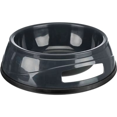 Zware plastic hondenbakken met rubberen bodem Trixie