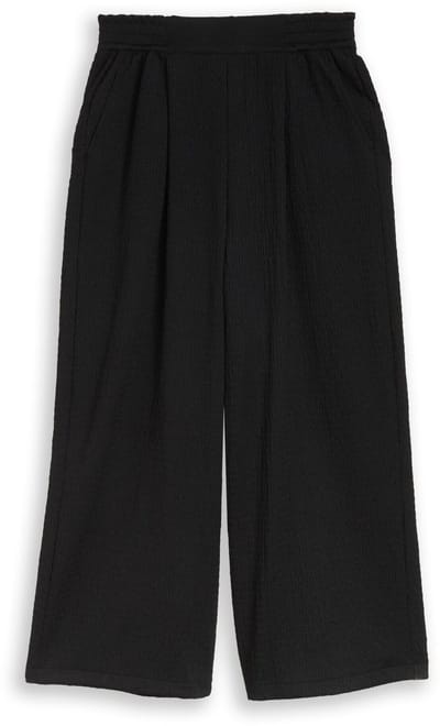 Tom Tailor Denim - Crinkle culotte broek - Maat M - deep black