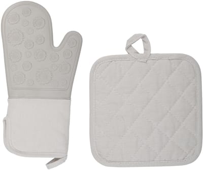Alpina ovenwant en pannenonderzetter set - 2 stuks, kunststof