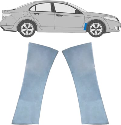 Reparatiepaneel voorspatbord voor Honda Accord 2008-2016 / Links + Rechts / Set