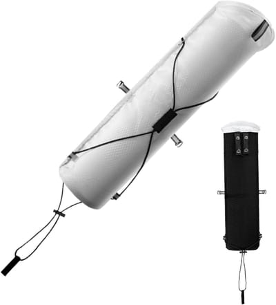 Opbergtas Wandelstokken - Draaghoes Stokken - Reizen Kamperen - Waterdicht Oxford Doek - 40x10cm - Wit