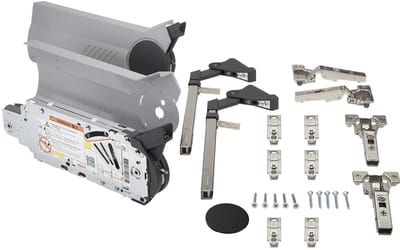 Klepbeslag Blum® AVENTOS HF grijs - LF 2600-5500/KH 560-710 mm Hoogte set hout + brede aluminium frames