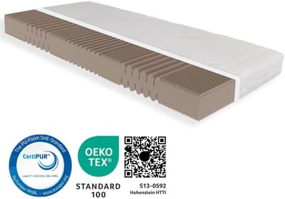 matras 90x200 - 18 cm dik - SLEEPNEO - koudschuim - H5 - stevig