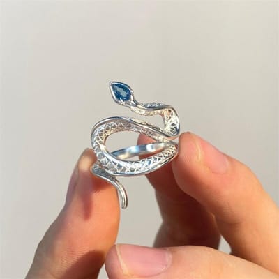 Drakenringen Voor Mannen Vrouwen Gotische Punk Stijl Pterodactylus Vleugels Openende Verstelbare Ringen Vintage Sieraden Accessoires Cadeau Groothandel gray