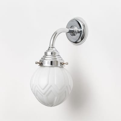 Wandlamp Victory Curve Chroom - Art Deco Trade
